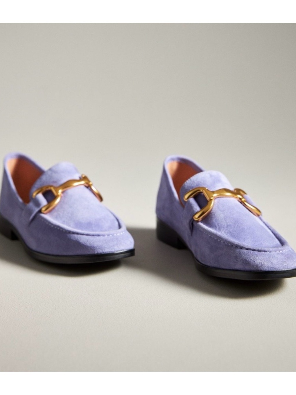 NWOT Anthropologie Bibi Lou Exclusive Zagreb Loafers in Malva Size 37 - Picture 3 of 11